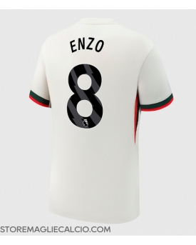 Chelsea Enzo Fernandez #8 Maglia Gara Trasferta Repliche 2025-26